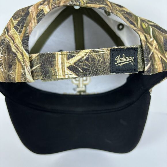 Indiana Hoosiers Hat Cap Camo Adjustable Men NCAA College Captivating IU Hunting - Picture 5 of 15
